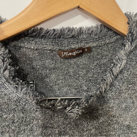 J. McLaughlin Charcoal alpaca Knit Sweater - Picture 2 of 4